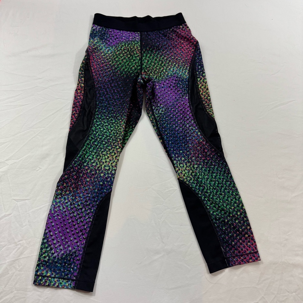 259. Women’s Nike Purple & Green Leggings‎ with Dynamic Color (S)